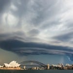 Bizarre UFO-Looking Cloud Formation Over Sydney, Australia