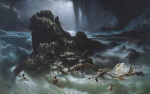 The Deluge exhibited 1840 by Francis Danby 1793-1861